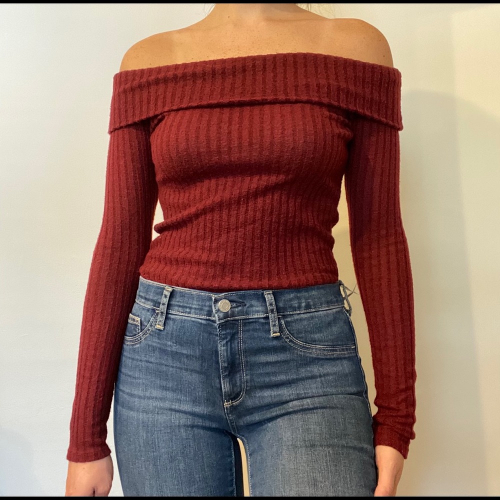 Off the Shoulder Sweater